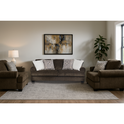 Monaghan Brown Sofa Set