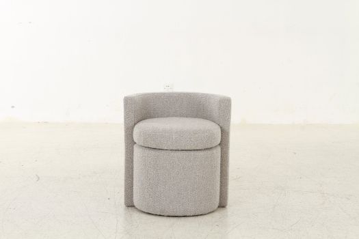 Mono Grey Ottoman