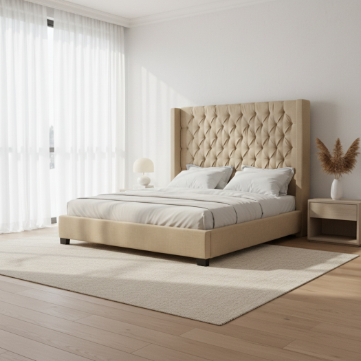 Morrow Natural King Bed