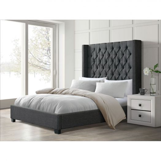 Morrow Charcoal Queen Bed