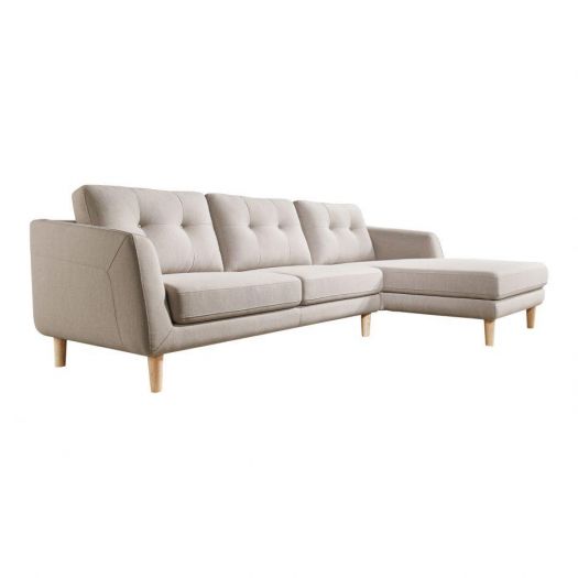 Corey Sectional Light Grey Right