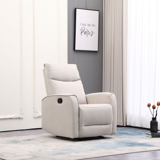 Nairobi Beige Manual Recliner