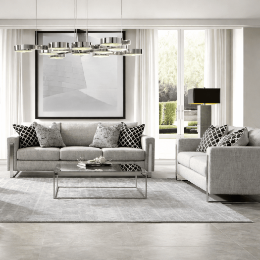 Najla Grey Loveseat (164cm)