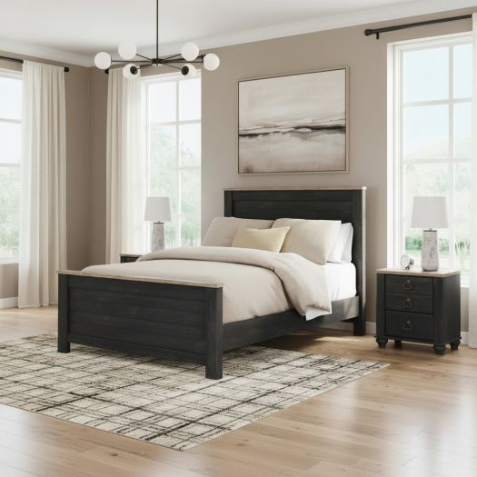 Nanforth Queen Panel Bed