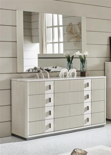 Natural Harmony Off-White Dresser Table