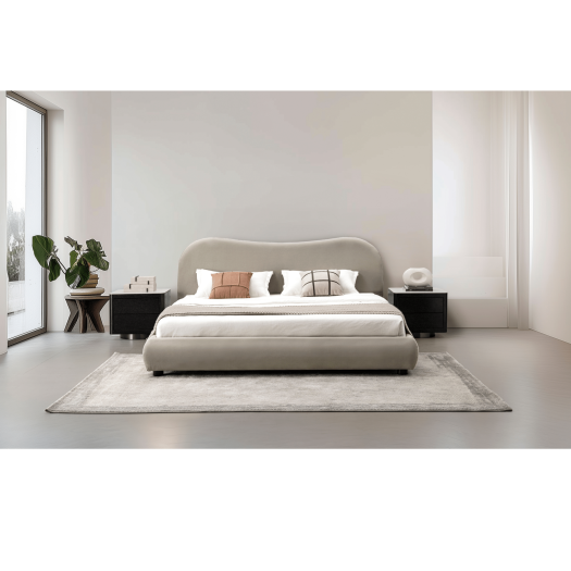 Newcastle Brown Upholstered Bed