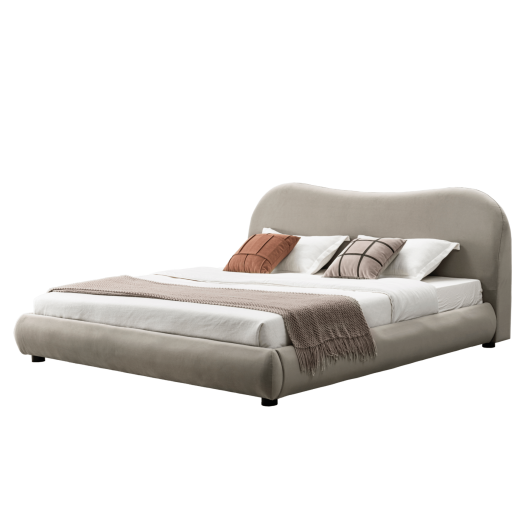 Newcastle Brown Upholstered Bed