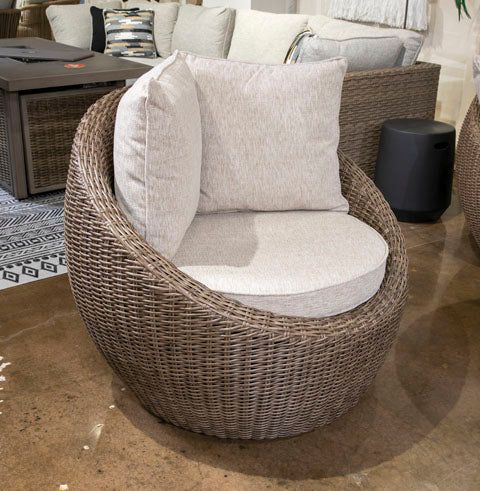 Danson Swivel Lounge With Cushion (Set Of 2)