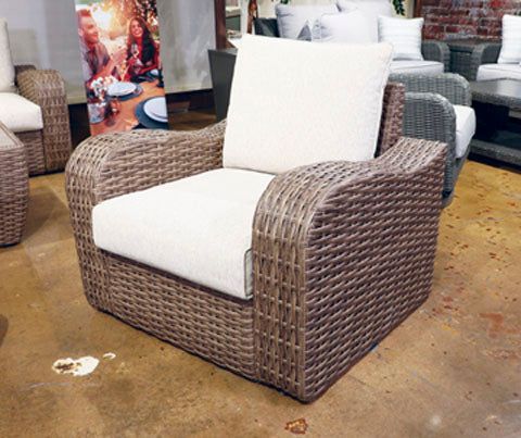 Sandy Bloom Lounge Chair With Cushion (Set Of 2)