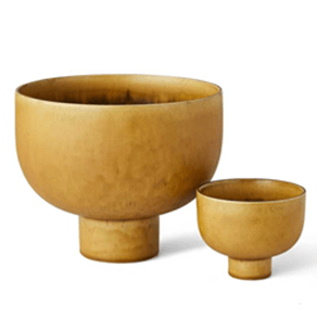 Offering Bowls - Turmeric, S/2