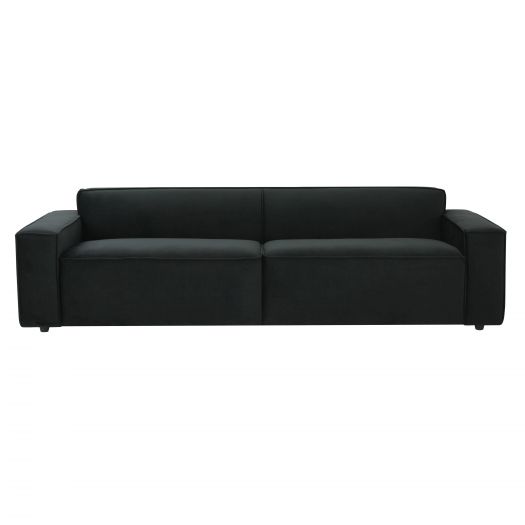 Olafur Black Velvet Sofa