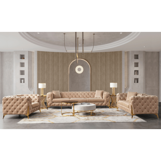 Onda Beige Living Room Set