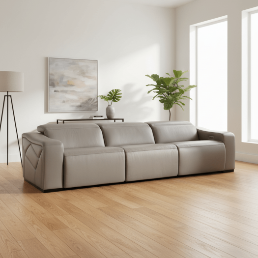 Opal 3 Piece Sofa with 2 Power Recliners & Power Headrest