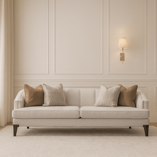 Opaline white Velevt XL sofa
