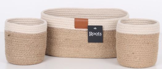 OVAL BASKET S/3