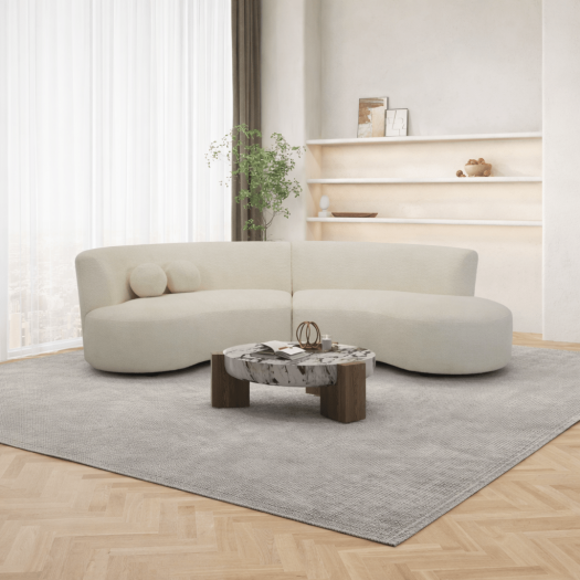 Oviedo Off White Sectional
