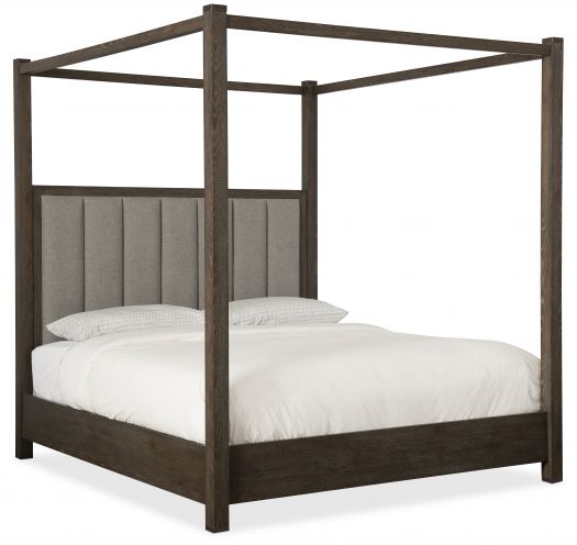 Jackson Cal King Poster Bed w-Tall Posts - Canopy