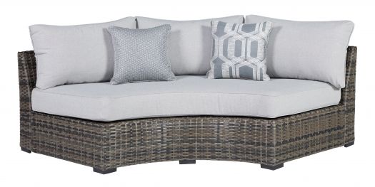 Harbor Court Curved Loveseat With Cushion