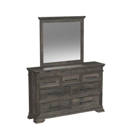 Park Ridge Dresser and Mirror Set in Charcoal
