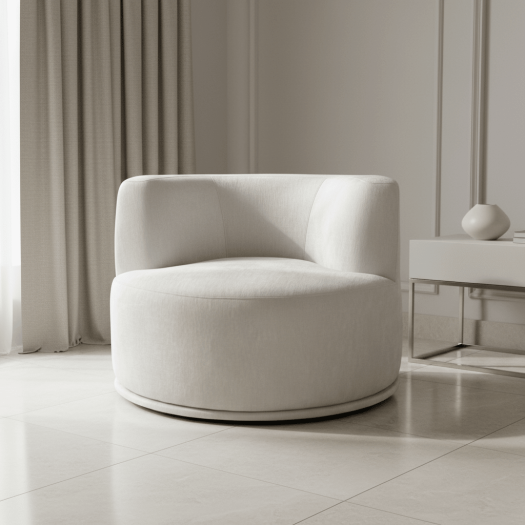 Petra Oyster Swivel Chair
