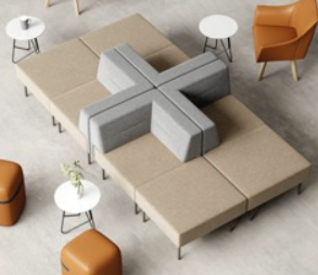 4 Seater Corner Bench