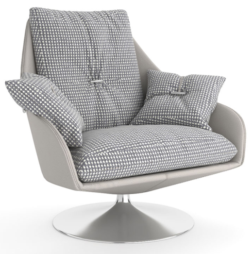 Moroso Grey Lounge Chair
