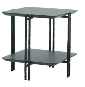 Roots Bullet Grey End Table