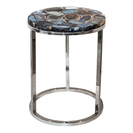 Shimmer Agate Accent Table