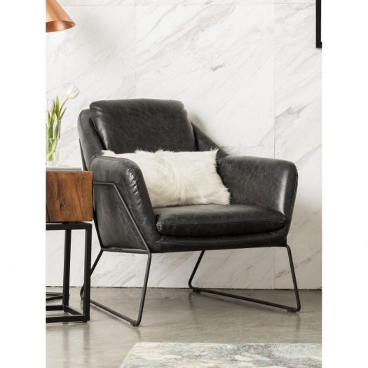 Greer Club Chair Black