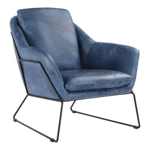 Greer Club Chair Blue