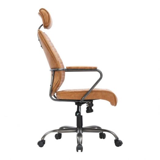 Executive Swivel Office Chair Cognac