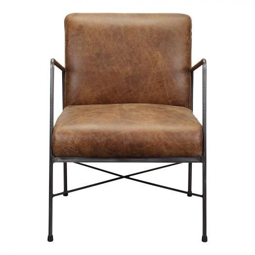 Dagwood Leather Arm Chair Brown