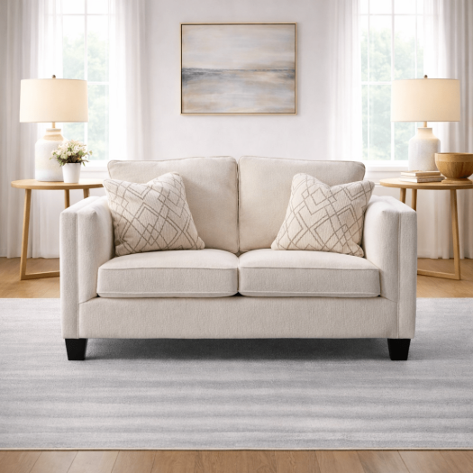 Plush Paradise Beige Loveseat W169