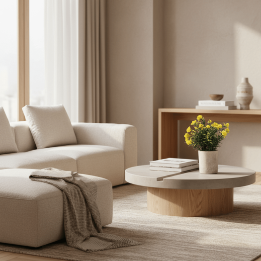 Potted Artificial Small Yellow Flowers 25CM