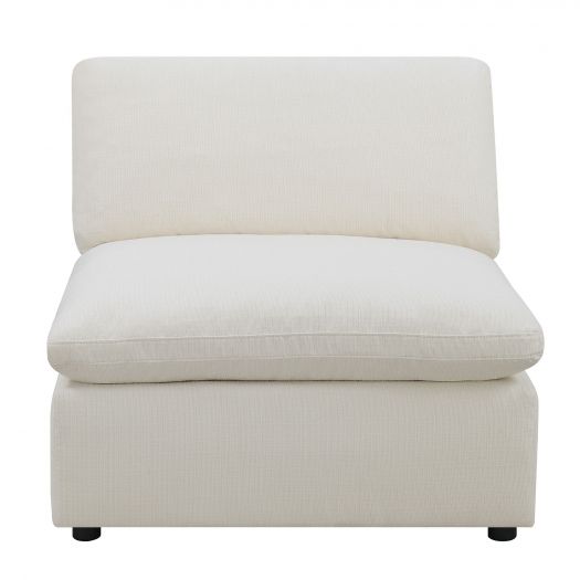 Cloud 9 Cotton Armless Sectional