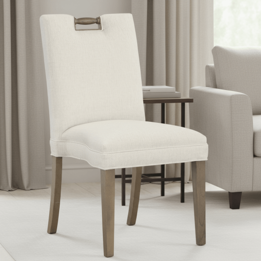 Pull Short Back Armless Stack Chair