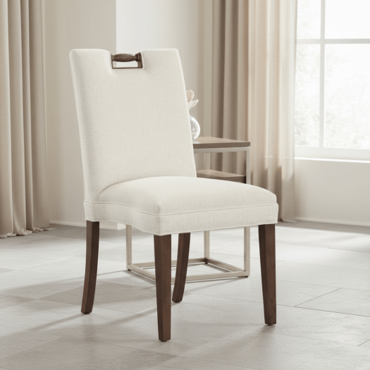 Pull Short Back Armless Stack Chair