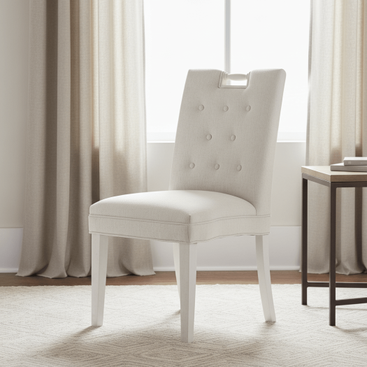 Pull Short Back Armless Stack Chair