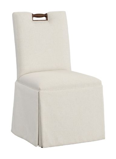 Pull Short Back Skirted Dining Chair