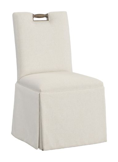Pull Short Back Skirted Dining Chair