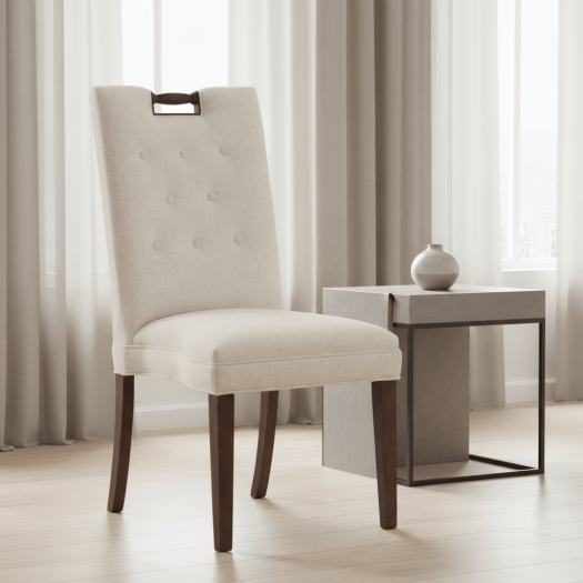 Pull Tall Back Armless Stack Chair