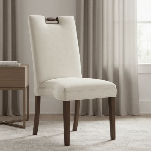 Pull Tall Back Armless Stack Chair