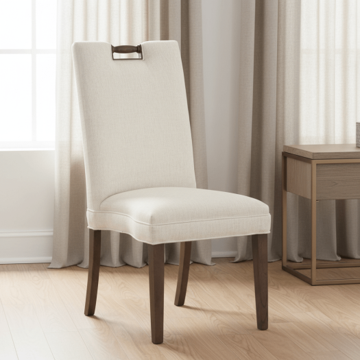 Pull Tall Back Armless Stack Chair