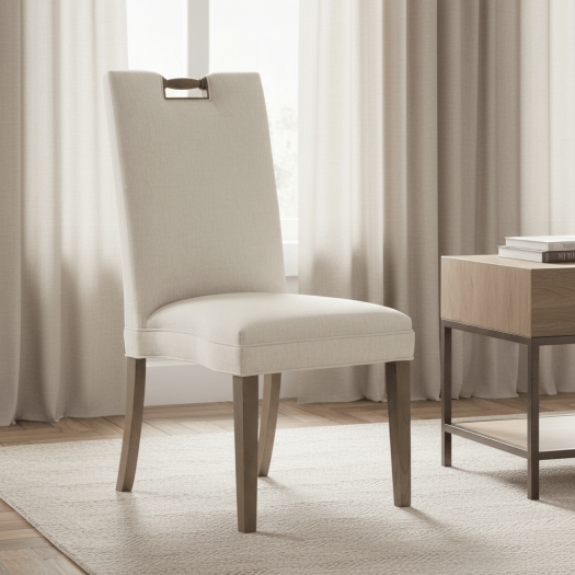 Pull Tall Back Armless Stack Chair
