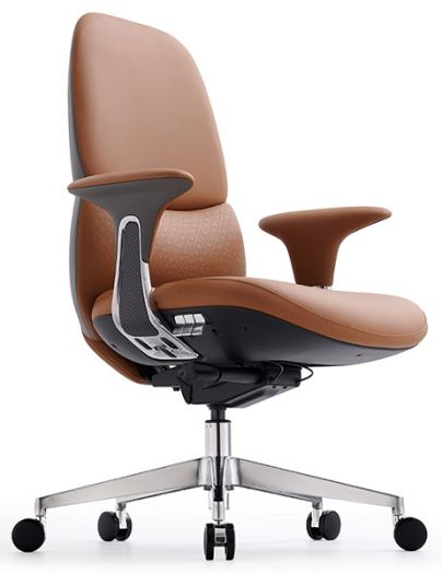 Medium back chair - Wood Color