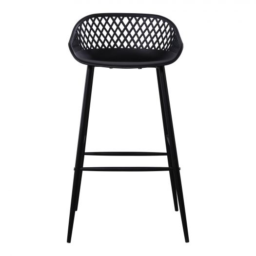 Piazza Outdoor Barstool Black-M2