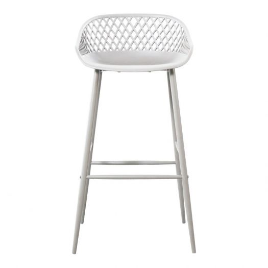 Piazza Outdoor Barstool White-M2