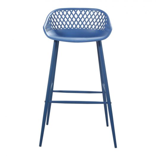 Piazza Outdoor Barstool Blue-M2