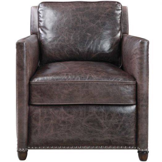 Roosevelt Club Chair, Smoke