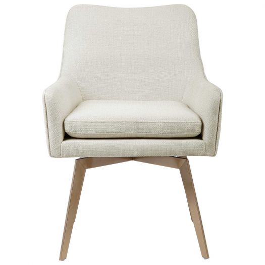 Let'S Twist Dining Chair, Ivory